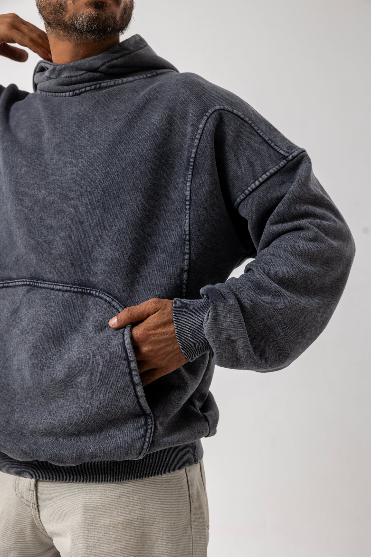 Gray Stoned Sweatshirt