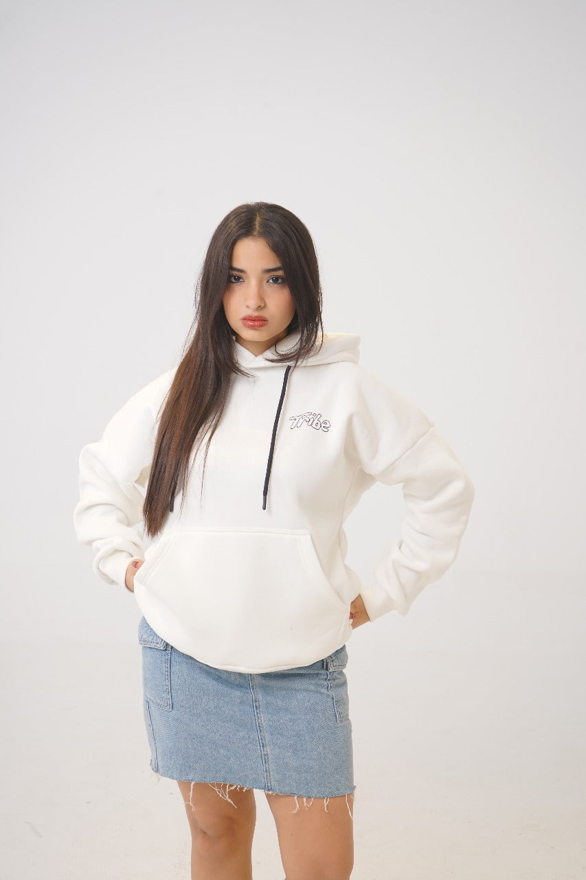 White "NARCOTIC"  Hoodie
