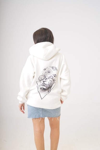 White CHAOS Hoodie