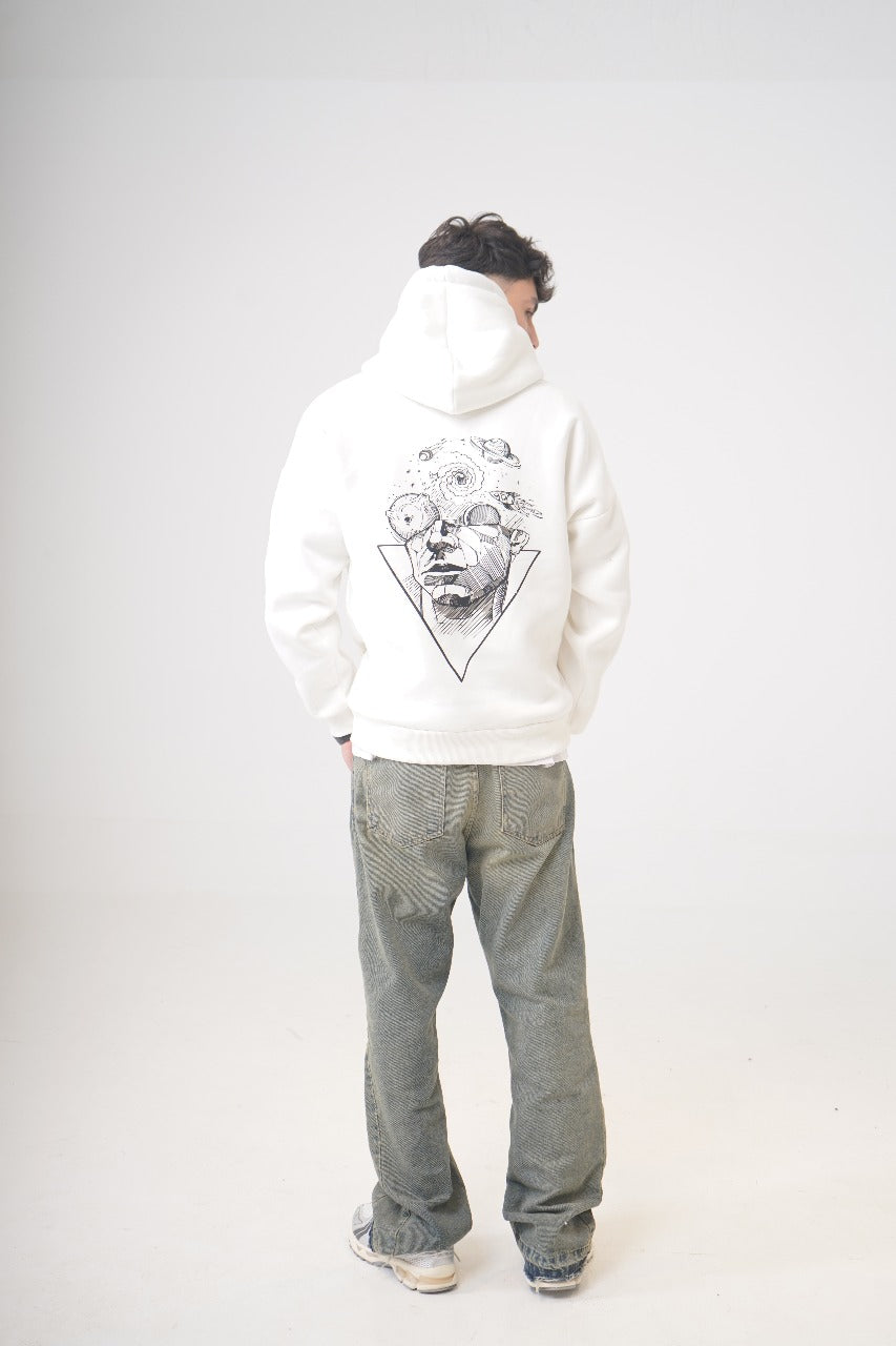 White CHAOS Hoodie