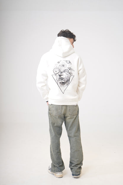 White CHAOS Hoodie