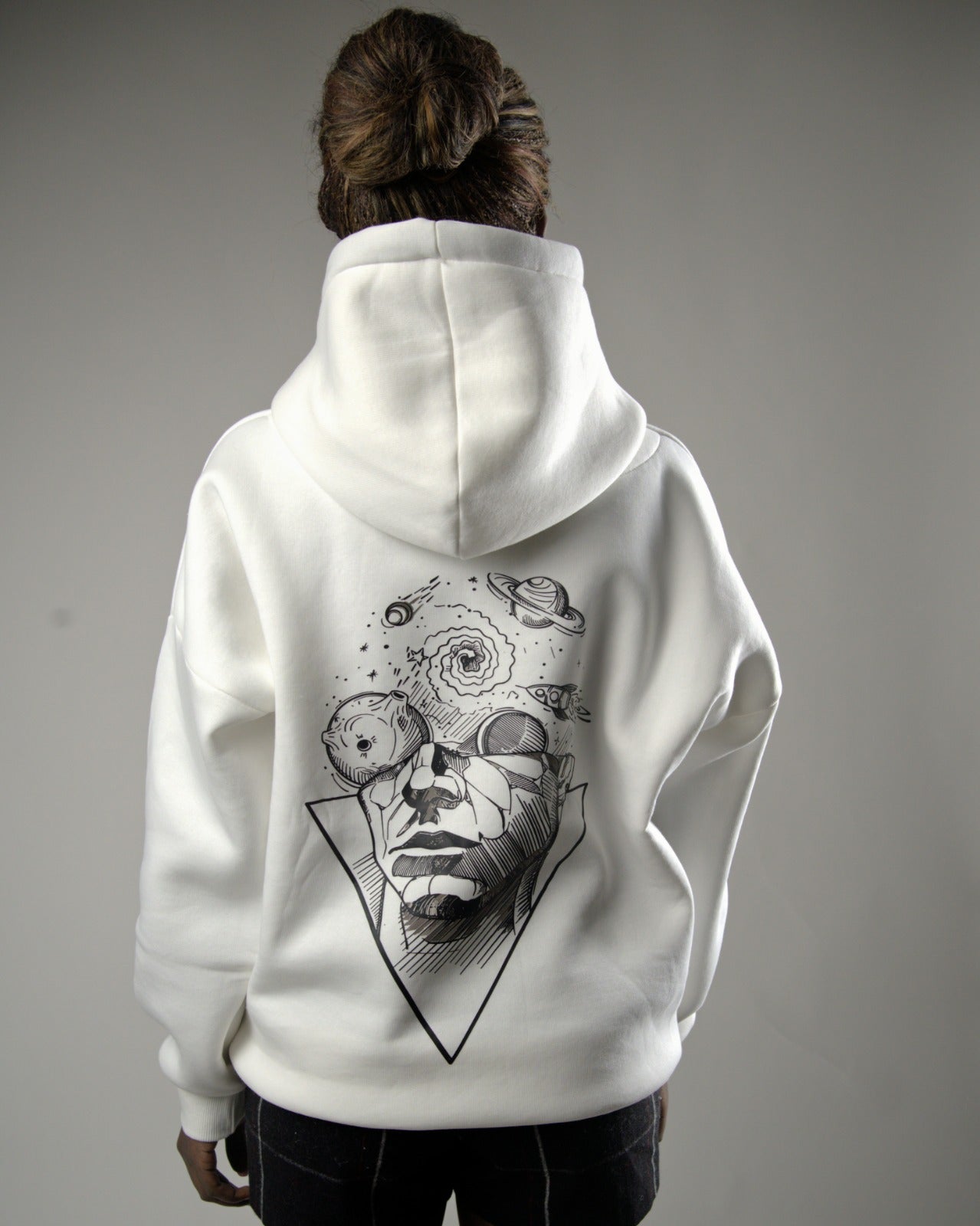 White CHAOS Hoodie