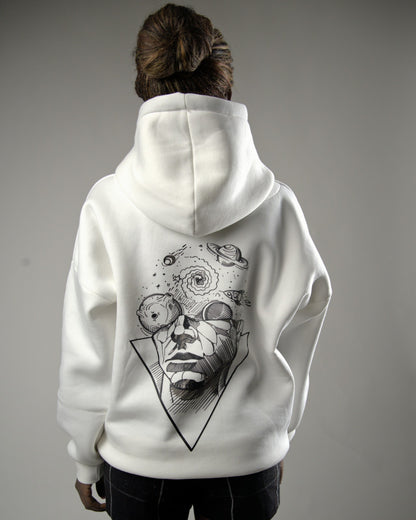 White CHAOS Hoodie