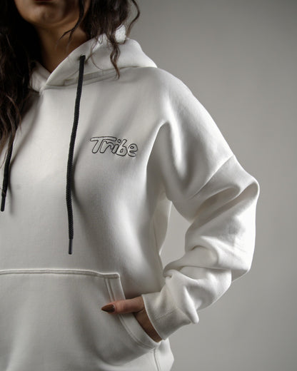 White "NARCOTIC"  Hoodie