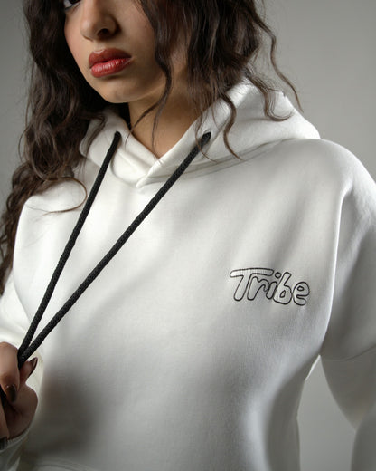 White "NARCOTIC"  Hoodie